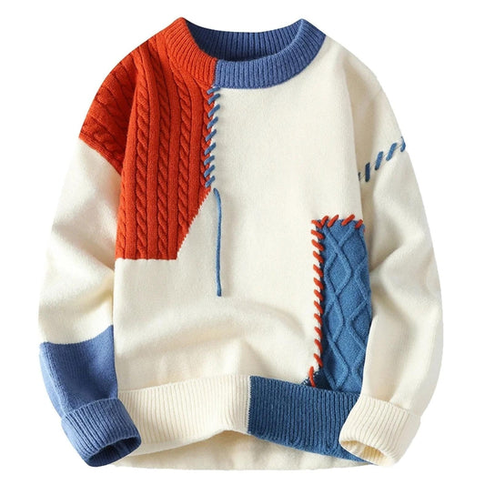 Ciro | Cozy Patchwork Sweater