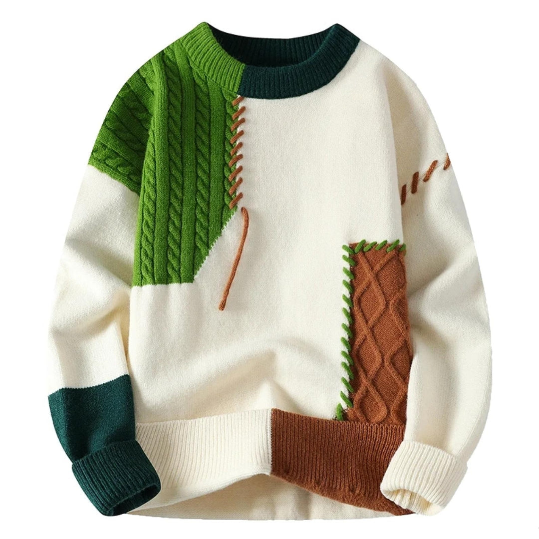 Ciro | Cozy Patchwork Sweater