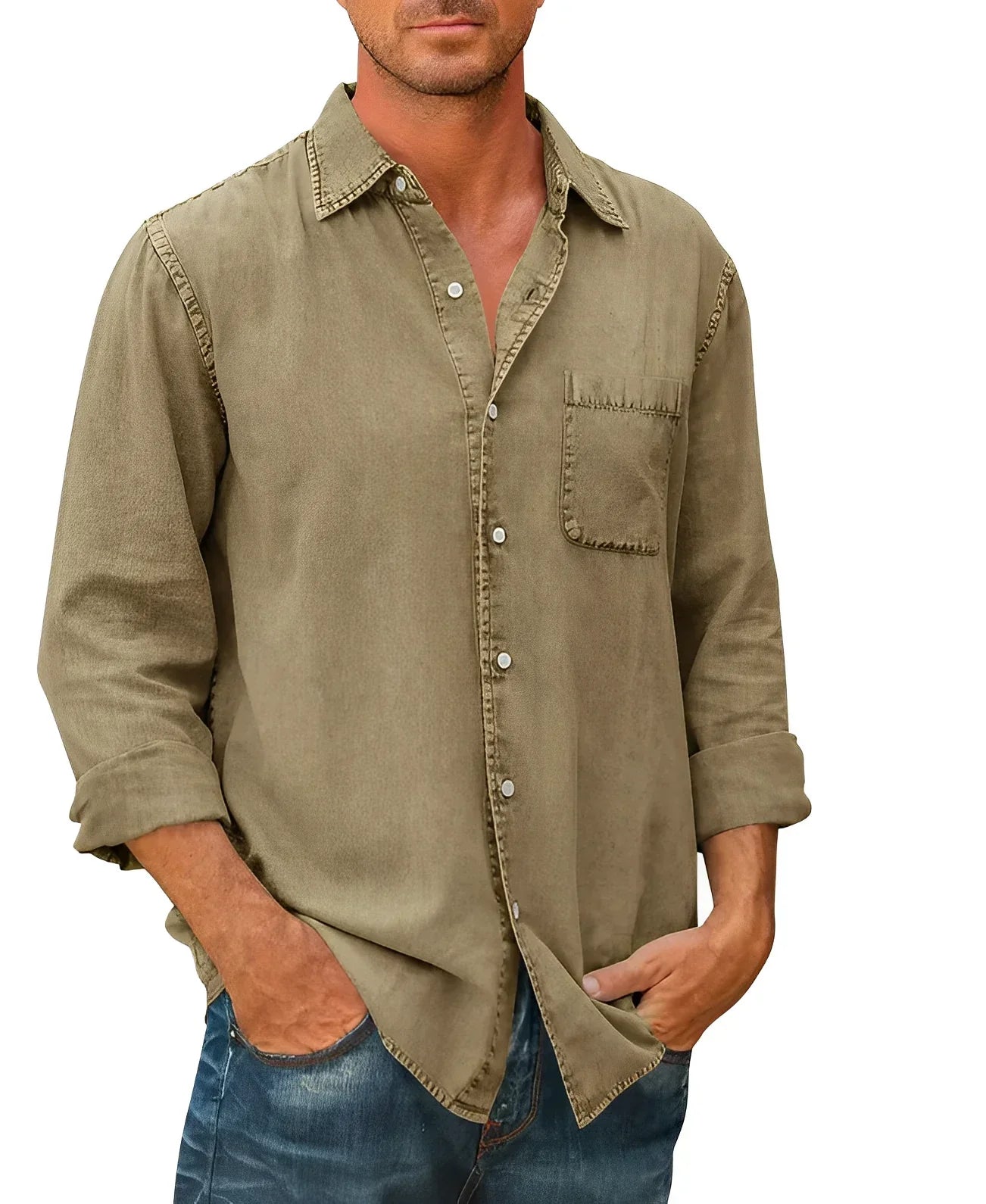 Jacob | Casual Long-Sleeve Shirt